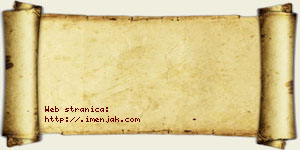 Jasmina Pljakić vizit kartica